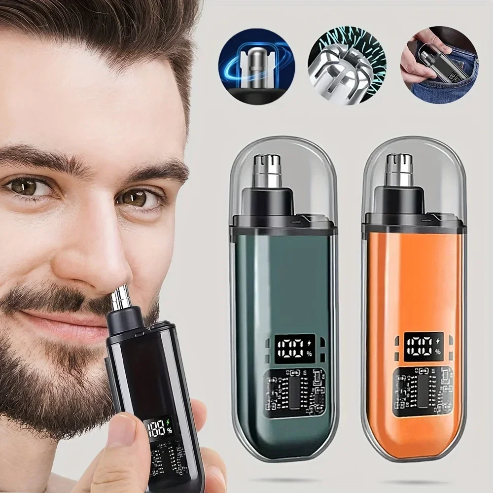Nose Hair Trimmer - Nose Ear Hair Trimmer USB Rechargeable