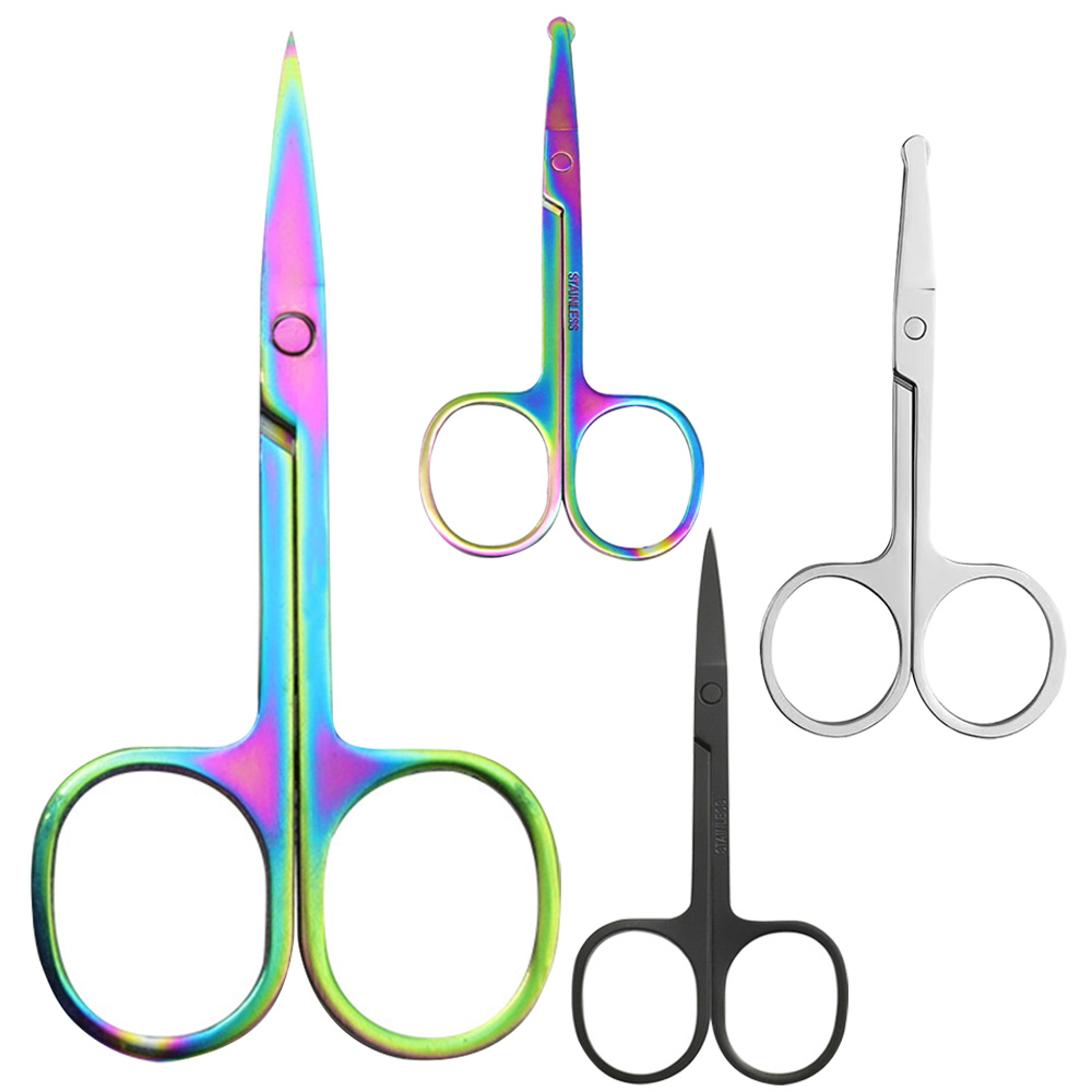Men'S Grooming Makeup - 2/3PCS Eyebrow Scissors Stainless Steel Professional
