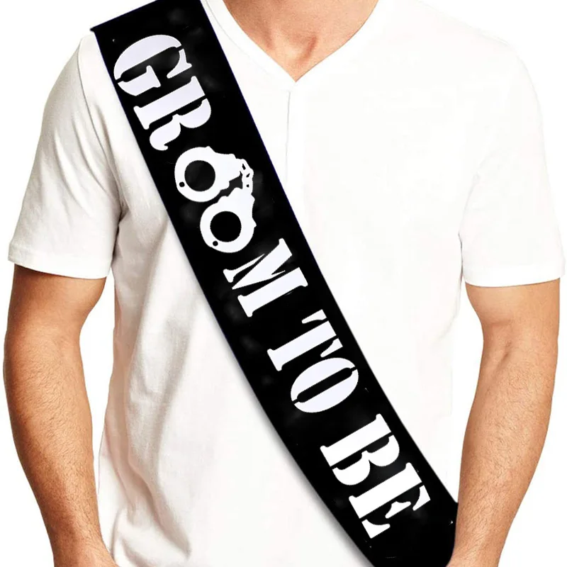Men'S Grooming Gift Ideas - Groom to Be Sash Funny Wedding