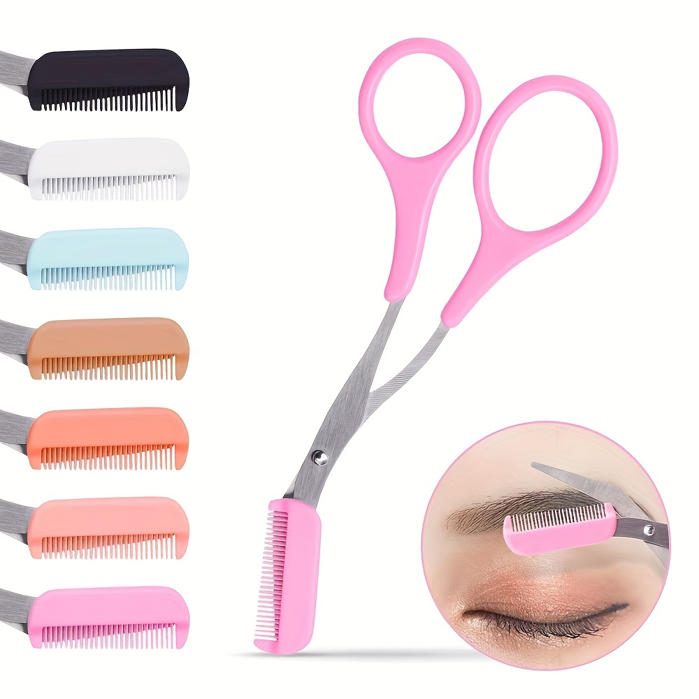 Eyebrow Trimmer Scissor With C - Men'S Grooming Makeup ulasan dan harga