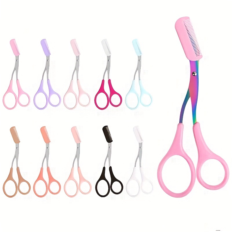 Eyebrow Trimmer Scissor With C - Men'S Grooming Makeup ulasan dan harga