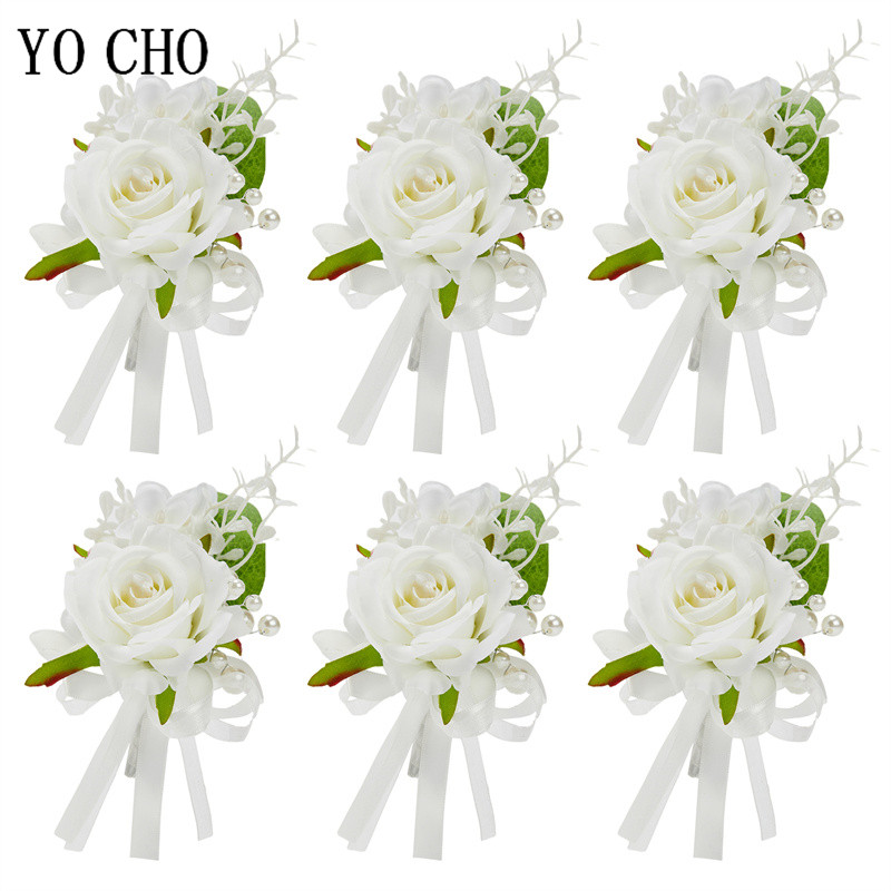 Artificial Rose Buttonhole Gro - Men'S Grooming For Marriage ulasan dan harga