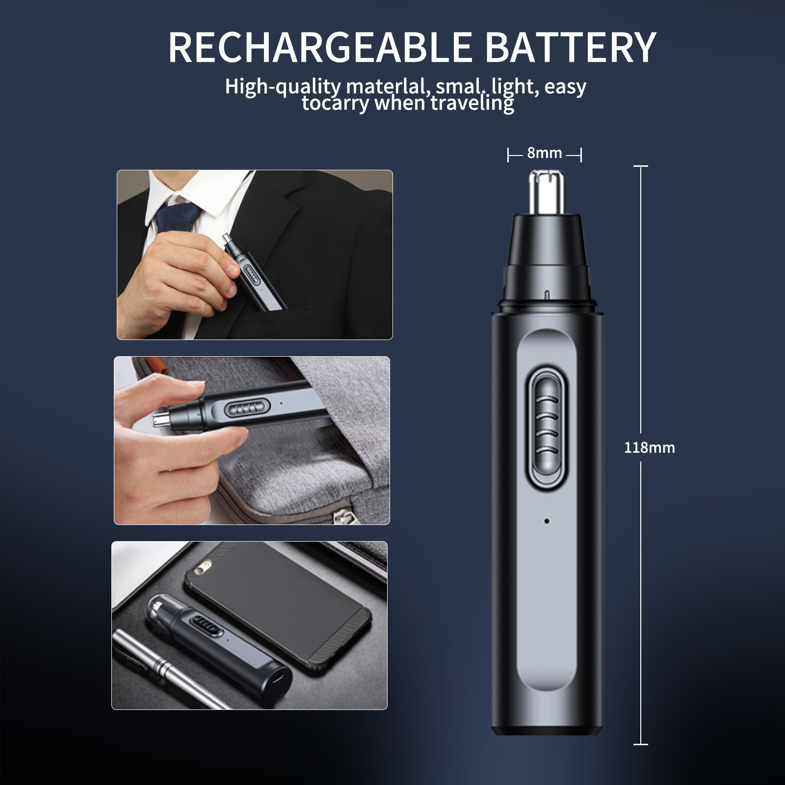 Nose Hair Trimmer for Men Elec - Nose Hair Trimmer ulasan dan harga