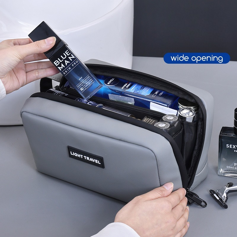 Waterproof Handheld Makeup Bag - Men'S Grooming Makeup ulasan dan harga