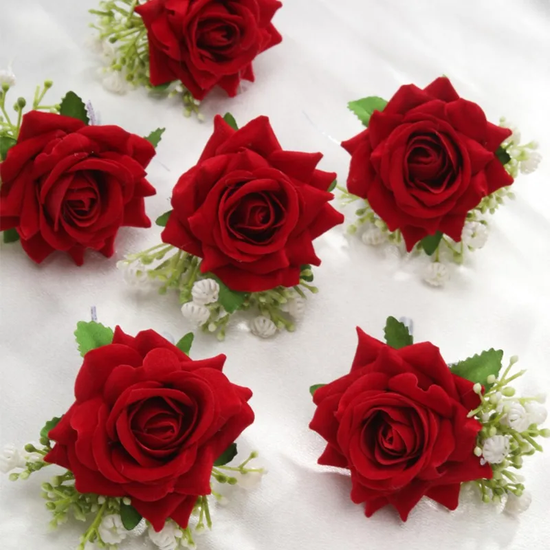 6PCS/set Boutonniere for Men G - Men'S Grooming For Marriage ulasan dan harga