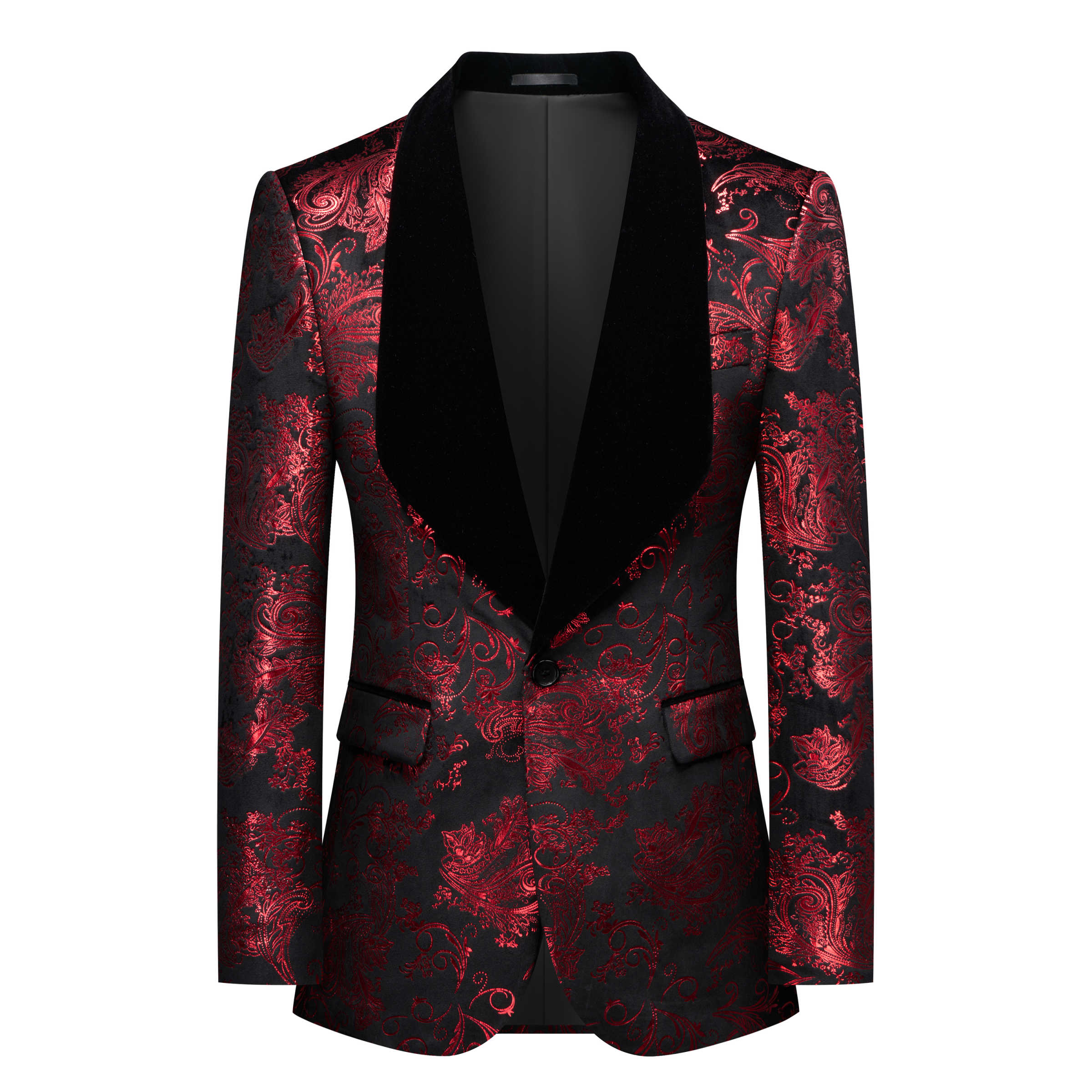 Real Picture Men Suit Jacquard - Men'S Grooming Spot ulasan dan harga