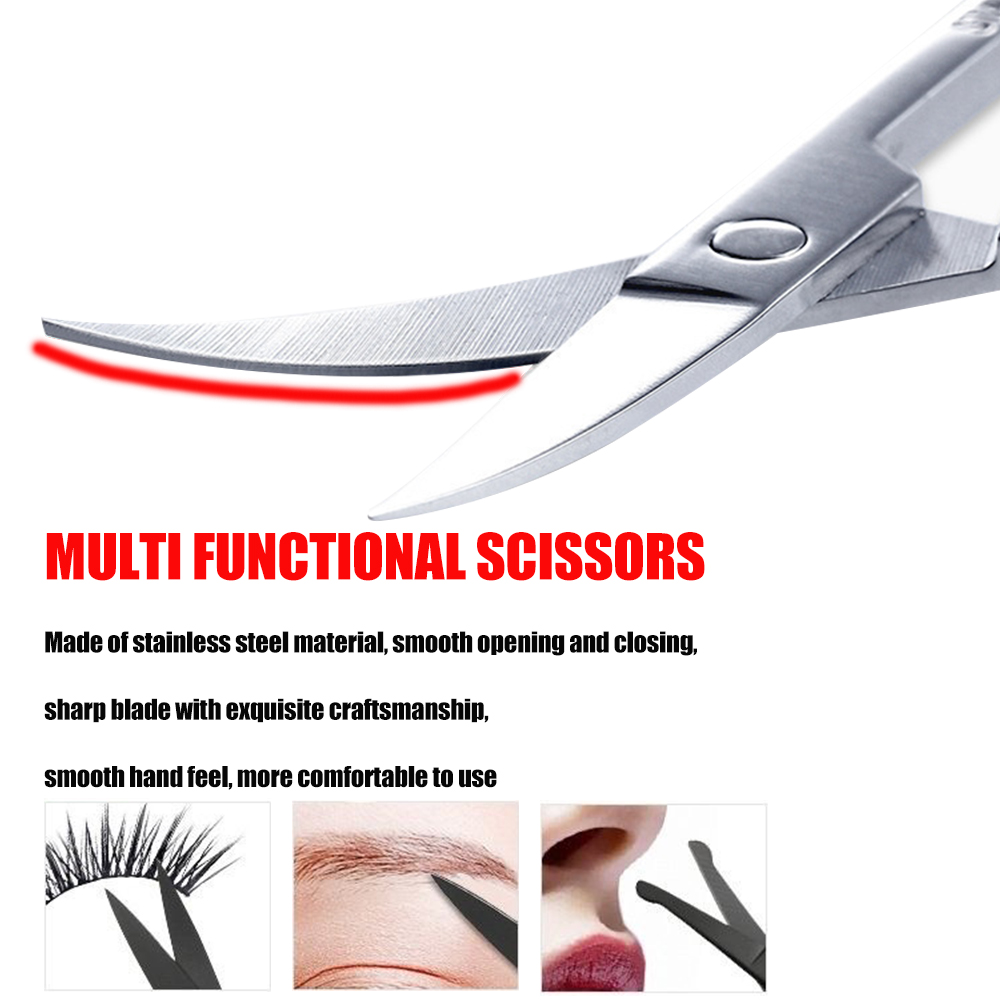 2/3PCS Eyebrow Scissors Stainl - Men'S Grooming Makeup ulasan dan harga