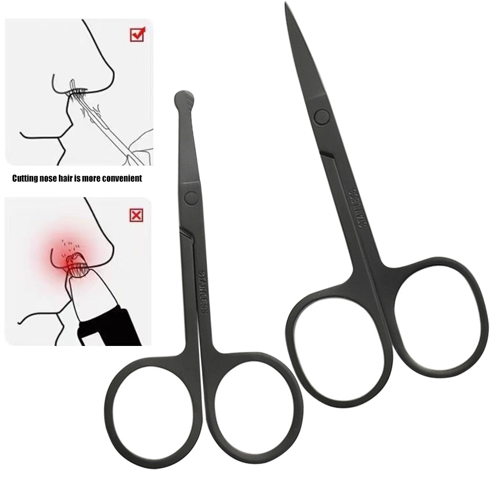 2/3PCS Eyebrow Scissors Stainl - Men'S Grooming Makeup ulasan dan harga