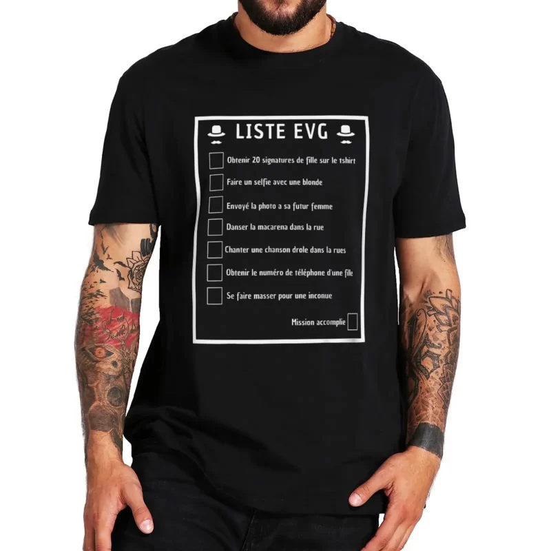Liste EVG Bachelor Party T Shi - Men'S Grooming Checklist ulasan dan harga