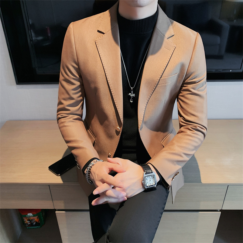 British Style Solid Color Blaz - Jack Men'S Grooming ulasan dan harga