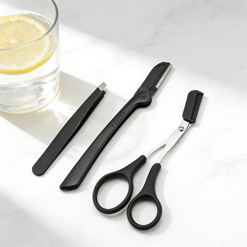 Stainless Steel Eyebrow Groomi - Men'S Grooming Makeup ulasan dan harga