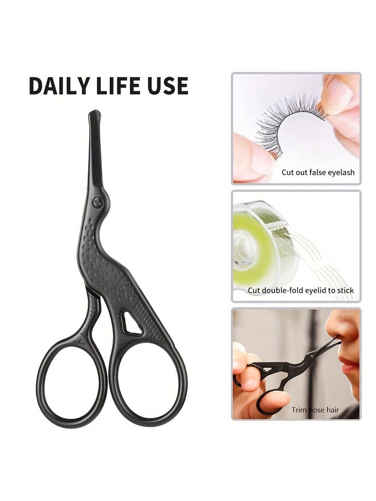 Nose Hair Scissors, Stainless  - Nose Hair Trimmer ulasan dan harga